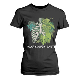 Monstera Plant Body Skeleton T Shirt For Women Never Enough Plants TS12 Black Print Your Wear