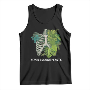 Monstera Plant Body Skeleton Tank Top Never Enough Plants TS12 Black Print Your Wear
