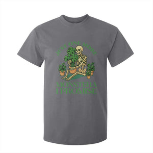 Just One More Monstera T Shirt For Kid Skeleton Plant Lover Gift TS12 Charcoal Print Your Wear
