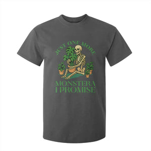 Just One More Monstera T Shirt For Kid Skeleton Plant Lover Gift TS12 Dark Heather Print Your Wear