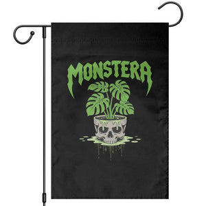 Monstera Lover Houseplant Gift Garden Flag Skull Plant Pot Graphic TS12 Black Print Your Wear