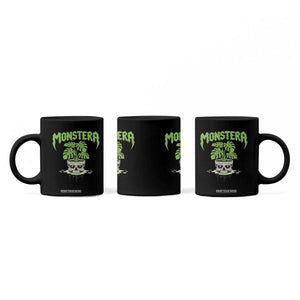 Monstera Lover Houseplant Gift Coffee Mug Skull Plant Pot Graphic TS12 Print Your Wear