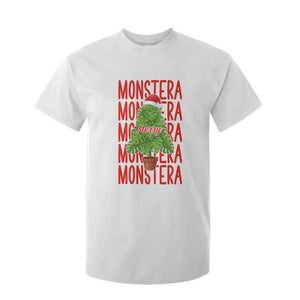 Merry Monstera T Shirt For Kid Plant Lover Christmas Gift TS12 White Print Your Wear