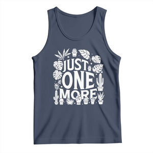 Plant Lover Humor Tank Top Just One More TS12 Navy Print Your Wear