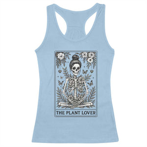 Dark Humor Tarot Card Plant Lover Gift Racerback Tank Top TS12 Light Blue Print Your Wear