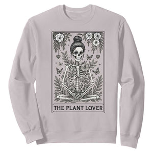 Dark Humor Tarot Card Plant Lover Gift Sweatshirt TS12 Ice Gray Print Your Wear