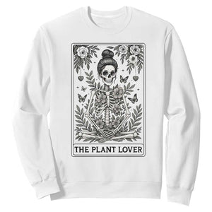 Dark Humor Tarot Card Plant Lover Gift Sweatshirt TS12 White Print Your Wear