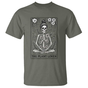 Dark Humor Tarot Card Plant Lover Gift T Shirt TS12 Military Green Print Your Wear