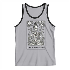 Dark Humor Tarot Card Plant Lover Gift Tank Top TS12 Athletic Heather Black Print Your Wear