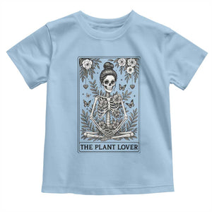 Dark Humor Tarot Card Plant Lover Gift Toddler T Shirt TS12 Light Blue Print Your Wear