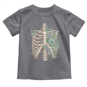 Succulent Body Skeleton Toddler T Shirt Creepy Plant Lover Gift TS12 Charcoal Print Your Wear