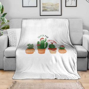 Funny Succulent Plant Lover Gift Throw Blanket Succa For Christmas TS12 Print Your Wear