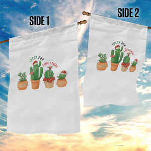 Funny Succulent Plant Lover Gift Garden Flag Succa For Christmas TS12 Print Your Wear