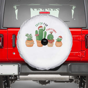 Funny Succulent Plant Lover Gift Spare Tire Cover Succa For Christmas TS12 White Print Your Wear