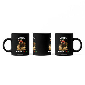Funny Black Santa Cowboy Coffee Mug Merry Kwanzaa Cultural Pride Gift TS12 Print Your Wear
