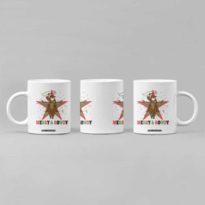 Merry And Rowdy Kwanzaa Santa Cowboy Christmas Gift Coffee Mug TS12 Print Your Wear