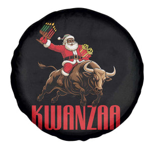 Happy Kwanzaa Spare Tire Cover Rodeo Black Santa African American Holiday Gift TS12 Print Your Wear