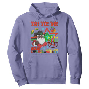 Merry Kwanzaa Black Santa Cowboy Hoodie African Heritage Celebration Gift TS12 Violet Print Your Wear