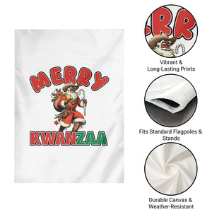 Merry Kwanzaa Cowboy Black Santa Garden Flag African American Christmas Gift TS12 Print Your Wear
