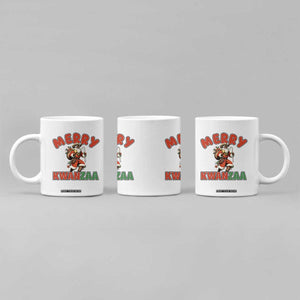 Merry Kwanzaa Cowboy Black Santa Coffee Mug African American Christmas Gift TS12 Print Your Wear