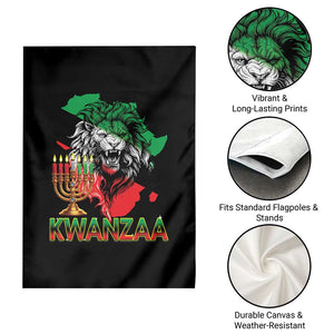 King Lion Of Africa Kwanzaa Map Garden Flag Heritage Pride Gift TS12 Print Your Wear
