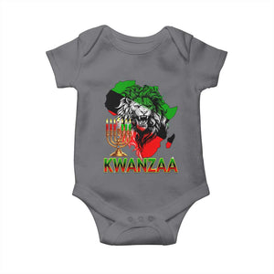 King Lion Of Africa Kwanzaa Map Baby Onesie Heritage Pride Gift TS12 Charcoal Print Your Wear