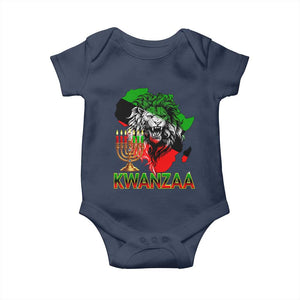 King Lion Of Africa Kwanzaa Map Baby Onesie Heritage Pride Gift TS12 Navy Print Your Wear