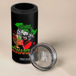 King Lion Of Africa Kwanzaa Map 4 in 1 Can Cooler Tumbler Heritage Pride Gift TS12 Print Your Wear