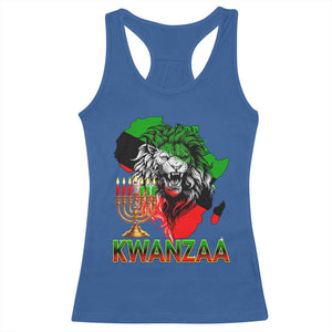 King Lion Of Africa Kwanzaa Map Racerback Tank Top Heritage Pride Gift TS12 Royal Blue Print Your Wear