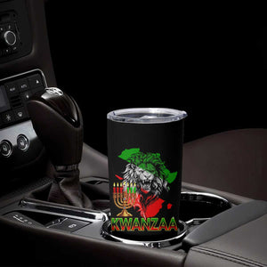 King Lion Of Africa Kwanzaa Map Tumbler Cup Heritage Pride Gift TS12 Print Your Wear