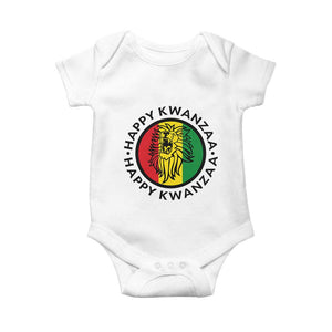 Happy Kwanzaa King Lion Of Africa Heritage Gift Baby Onesie TS12 White Print Your Wear