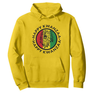 Happy Kwanzaa King Lion Of Africa Heritage Gift Hoodie TS12 Daisy Print Your Wear
