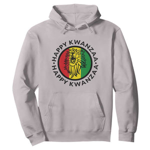 Happy Kwanzaa King Lion Of Africa Heritage Gift Hoodie TS12 Ice Gray Print Your Wear