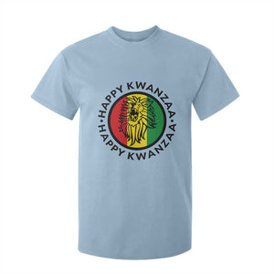 Happy Kwanzaa King Lion Of Africa Heritage Gift T Shirt For Kid TS12 Light Blue Print Your Wear