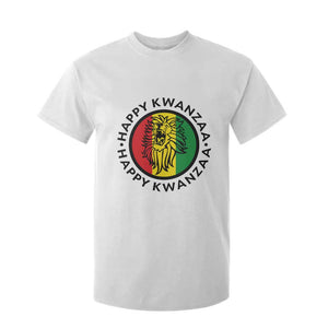 Happy Kwanzaa King Lion Of Africa Heritage Gift T Shirt For Kid TS12 White Print Your Wear