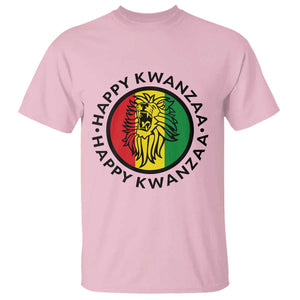 Happy Kwanzaa King Lion Of Africa Heritage Gift T Shirt TS12 Light Pink Print Your Wear