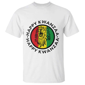 Happy Kwanzaa King Lion Of Africa Heritage Gift T Shirt TS12 White Print Your Wear