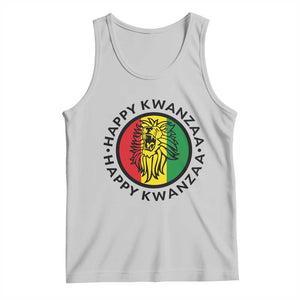 Happy Kwanzaa King Lion Of Africa Heritage Gift Tank Top TS12 Ash Print Your Wear