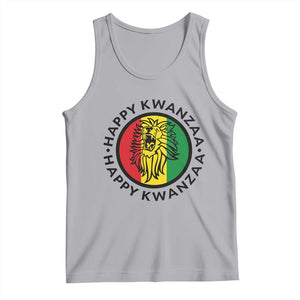 Happy Kwanzaa King Lion Of Africa Heritage Gift Tank Top TS12 Athletic Heather Print Your Wear