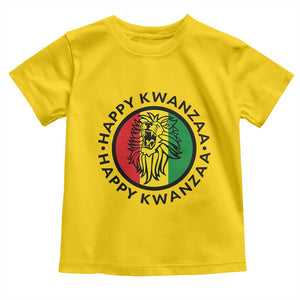Happy Kwanzaa King Lion Of Africa Heritage Gift Toddler T Shirt TS12 Daisy Print Your Wear