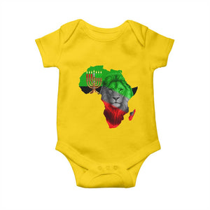 Happy Kwanzaa Lion Baby Onesie African Heritage Pride Gift For Men TS12 Daisy Print Your Wear