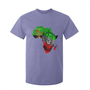 Happy Kwanzaa Lion T Shirt For Kid African Heritage Pride Gift For Men TS12 Violet Print Your Wear