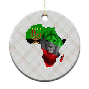 Happy Kwanzaa Lion Ceramic Ornament African Heritage Pride Gift For Men TS12 1pc Christmas Plaid Print Your Wear