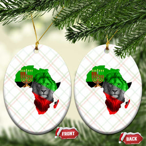 Happy Kwanzaa Lion Ceramic Ornament African Heritage Pride Gift For Men TS12 Print Your Wear
