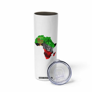 Happy Kwanzaa Lion Skinny Tumbler African Heritage Pride Gift For Men TS12 Print Your Wear