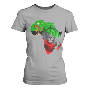 Happy Kwanzaa Lion T Shirt For Women African Heritage Pride Gift For Men TS12 Sport Gray Print Your Wear