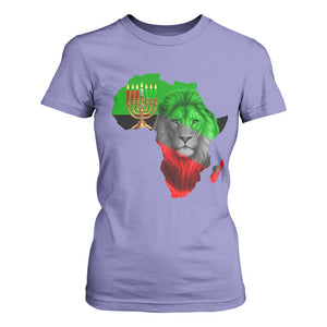 Happy Kwanzaa Lion T Shirt For Women African Heritage Pride Gift For Men TS12 Violet Print Your Wear