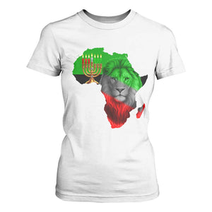 Happy Kwanzaa Lion T Shirt For Women African Heritage Pride Gift For Men TS12 White Print Your Wear