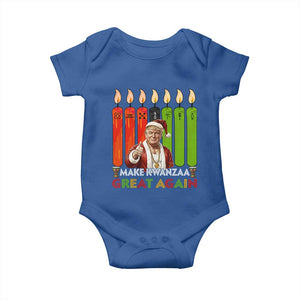 Funny Santa Trump Baby Onesie Make Kwanzaa Great Again African Heritage Gift - Print Your Wear