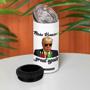 Make Kwanzaa Great Again 4 in 1 Can Cooler Tumbler Funny Trump Parody Gift TS12 Print Your Wear